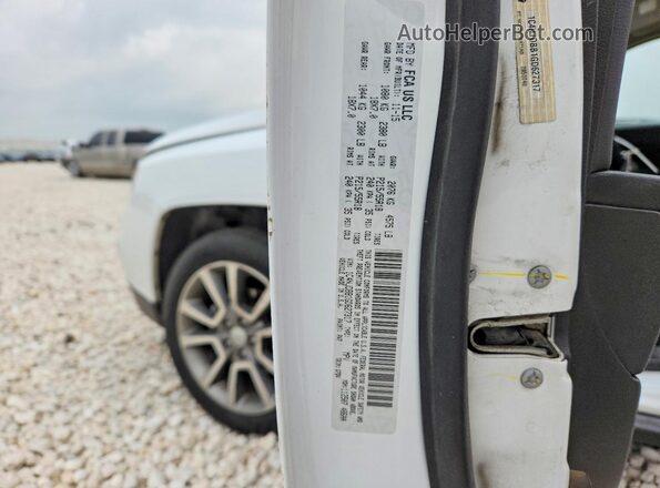 1C4NJDBB1GD627317 2016 JEEP COMPASS White VIN կոդի պիտակի տեսք