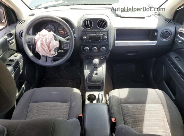 1C4NJDBB3GD546271 2016 JEEP COMPASS Black Widok deski rozdzielczej