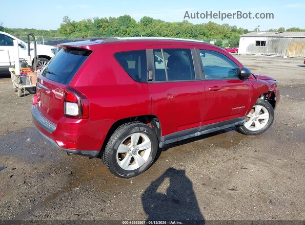 1C4NJDBB3GD723188 2016 JEEP COMPASS Бордовый Задняя правая четверть