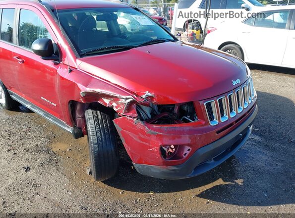 1C4NJDBB3GD723188 2016 JEEP COMPASS Бордовый Вид спереди