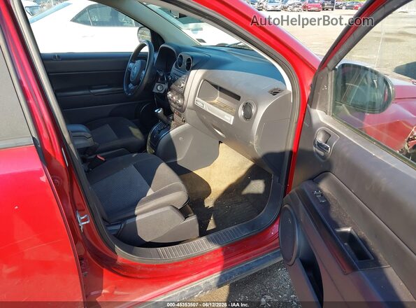 1C4NJDBB3GD723188 2016 JEEP COMPASS Бордовый Вид салона спереди
