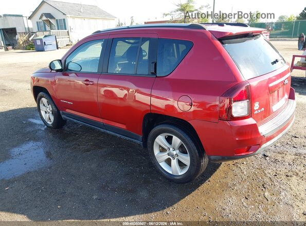 1C4NJDBB3GD723188 2016 JEEP COMPASS Бордовый Задняя левая четверть