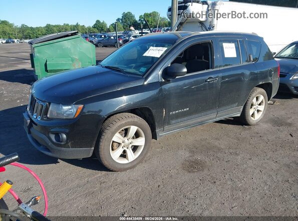 1C4NJDBB5GD723158 2016 JEEP COMPASS Black Առջևի ձախ երեք քառորդ տեսարան