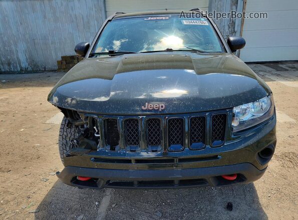 1C4NJDBB5GD765734 2016 JEEP COMPASS Green Front view