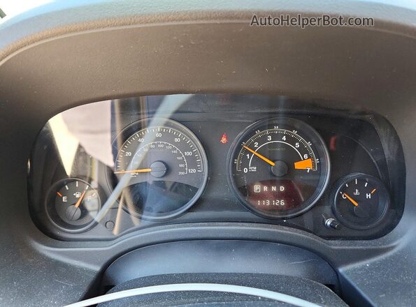 1C4NJDBB5GD765734 2016 JEEP COMPASS Green Instrument cluster view
