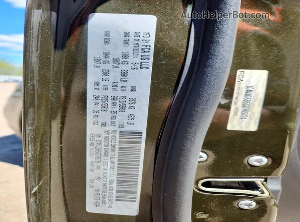 1C4NJDBB5GD765734 2016 JEEP COMPASS Green VIN sticker view