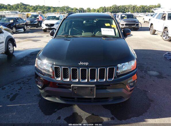 1C4NJDBB5HD101600 2017 JEEP COMPASS Black Вид щитка приладів