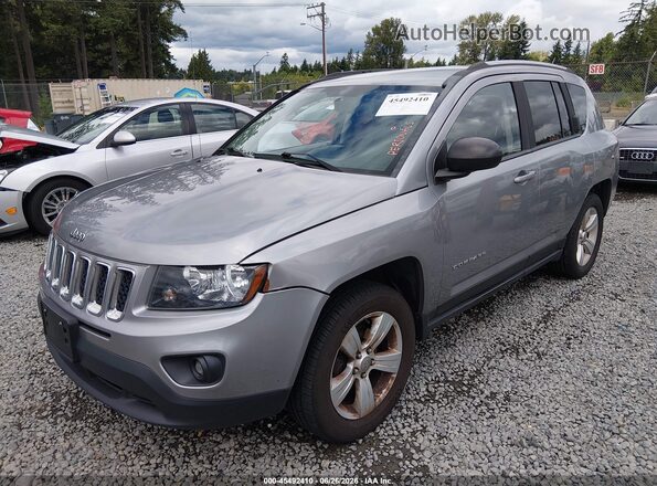 1C4NJDBB6GD631704 2016 JEEP COMPASS Серебряный Передняя левая четверть