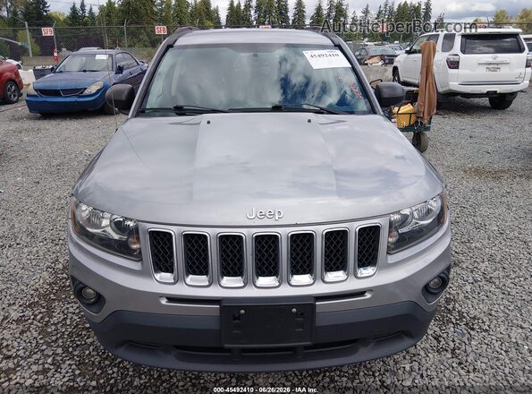 1C4NJDBB6GD631704 2016 JEEP COMPASS Серебряный Вид задней части салона
