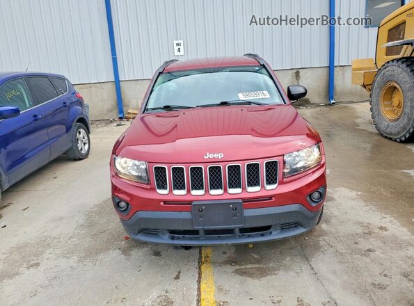 1C4NJDBB6GD779478 2016 JEEP COMPASS Red Front view
