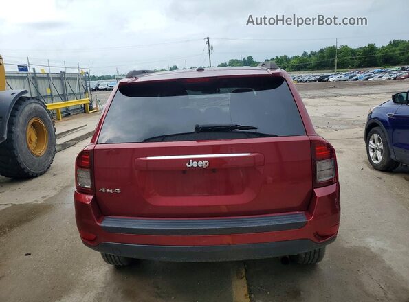 1C4NJDBB6GD779478 2016 JEEP COMPASS Red Rear view