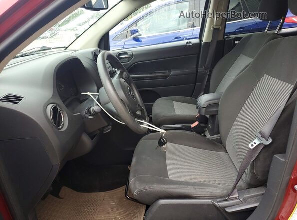 1C4NJDBB6GD779478 2016 JEEP COMPASS Red Front interior view