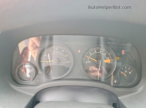 1C4NJDBB6GD779478 2016 JEEP COMPASS Red Instrument cluster view
