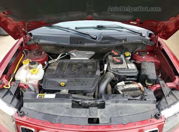 1C4NJDBB6GD779478 2016 JEEP COMPASS Red Engine compartment view