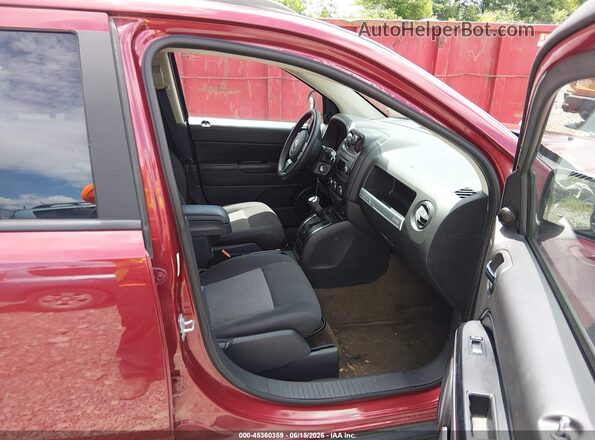 1C4NJDBB6HD105168 2017 JEEP COMPASS Red Вид салону спереду
