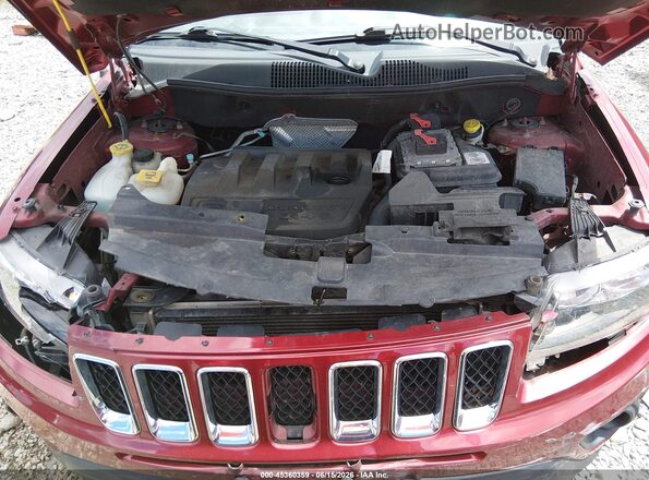 1C4NJDBB6HD105168 2017 JEEP COMPASS Red Вид ззаду