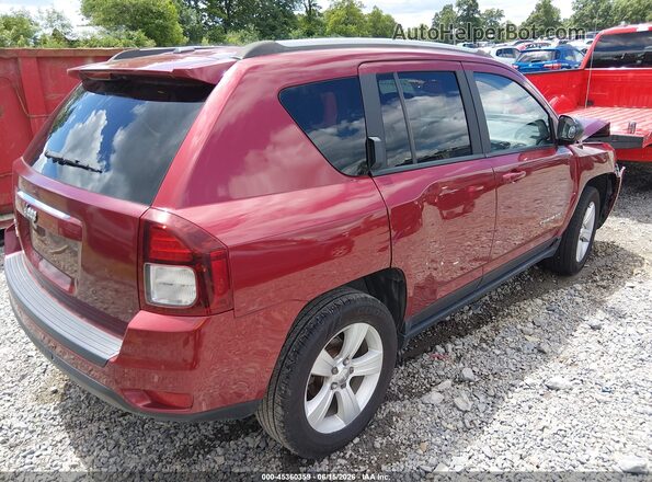 1C4NJDBB6HD105168 2017 JEEP COMPASS Red Задня права чверть