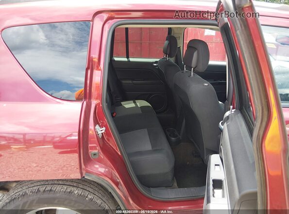 1C4NJDBB6HD105168 2017 JEEP COMPASS Red Вид наклейки з VIN-кодом