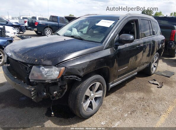 1C4NJDEB2GD709486 2016 JEEP COMPASS Черный Передняя левая четверть