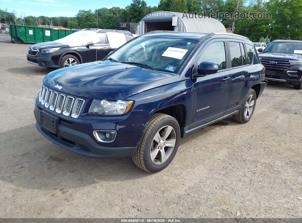 1C4NJDEB4HD110042 2017 JEEP COMPASS Dark Blue Передняя левая четверть