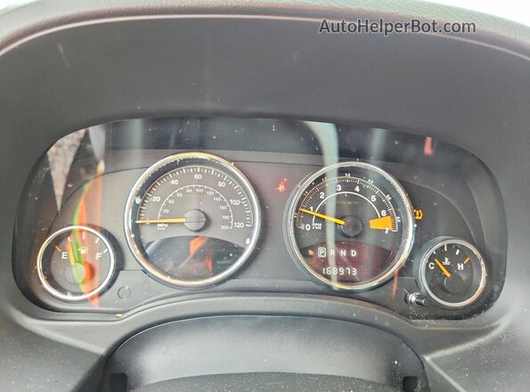 1C4NJDEB6GD740353 2016 JEEP COMPASS Black Instrument cluster view