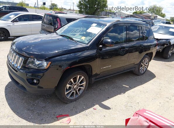 1C4NJDEB6GD753409 2016 JEEP COMPASS Black Vista tres cuartos delantera izquierda