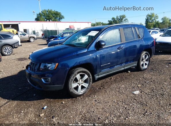 1C4NJDEB6GD772929 2016 JEEP COMPASS Blue Առջևի ձախ երեք քառորդ տեսարան