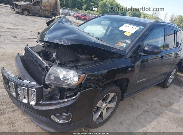 1C4NJDEB6GD795935 2016 JEEP COMPASS Black Առջևի ձախ երեք քառորդ տեսարան