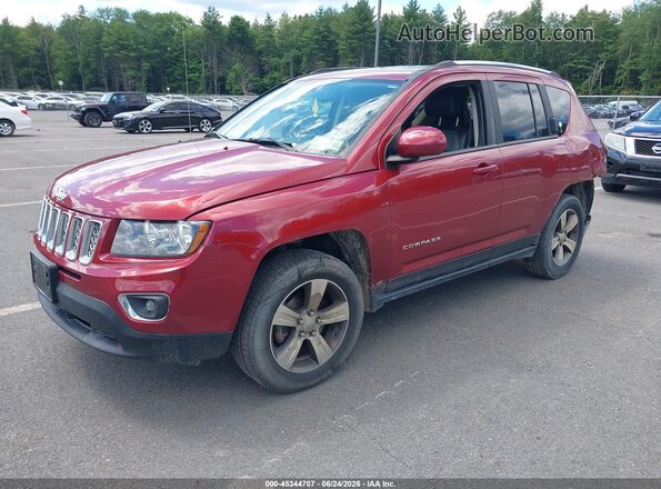 1C4NJDEB6HD192159 2017 JEEP COMPASS Red Передня ліва чверть