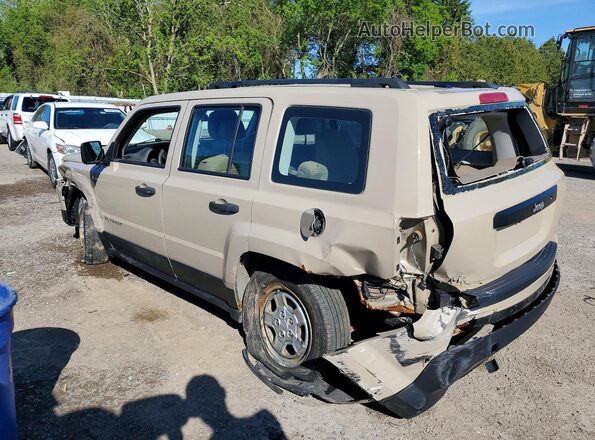 1C4NJPAA4HD187623 2017 JEEP PATRIOT Желто-коричневый Задняя левая четверть