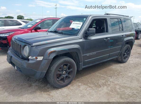 1C4NJPBA0GD575185 2016 JEEP PATRIOT Gray წინა მარცხენა ხედი სამი მეოთხედიდან