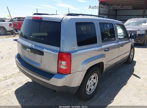 1C4NJPBA0GD732388 2016 JEEP PATRIOT Silver Tył prawy