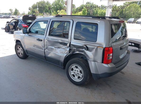 1C4NJPBA1GD575292 2016 JEEP PATRIOT Silver Rear left
