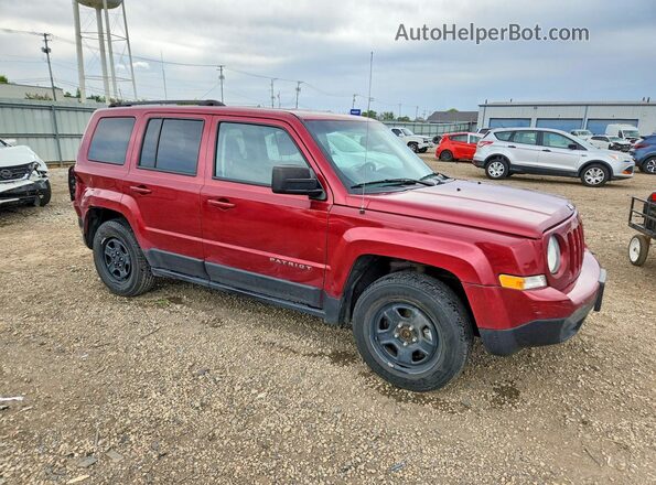 1C4NJPBA1HD200049 2017 JEEP PATRIOT Red წინა მარჯვენა