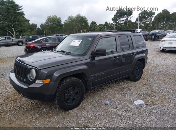 1C4NJPBA1HD200326 2017 JEEP PATRIOT Черный Передняя левая четверть