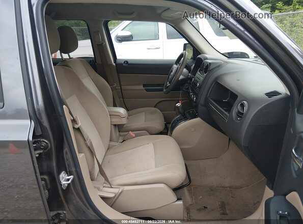1C4NJPBA1HD200326 2017 JEEP PATRIOT Черный Вид салона спереди