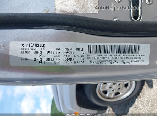 1C4NJPBA2GD734823 2016 JEEP PATRIOT Серый Вид подкапотного пространства