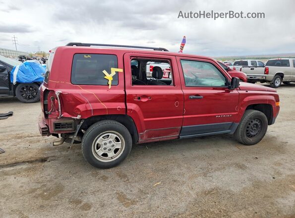 1C4NJPBA3GD536252 2016 JEEP PATRIOT Red Tył prawy