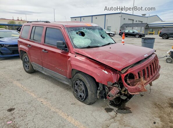 1C4NJPBA3GD641972 2016 JEEP PATRIOT Burgundy Передня права чверть