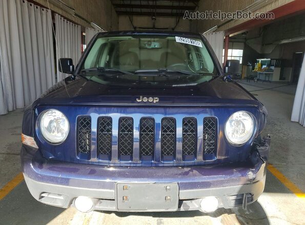 1C4NJPBA4GD676309 2016 JEEP PATRIOT Blue Вид спереду