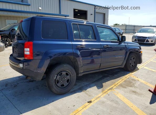 1C4NJPBA5HD136453 2017 JEEP PATRIOT Blue Задня права чверть