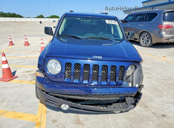 1C4NJPBA5HD136453 2017 JEEP PATRIOT Blue Вид спереду