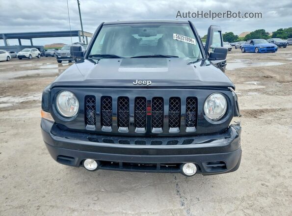 1C4NJPBA6GD601479 2016 JEEP PATRIOT Black Widok z przodu