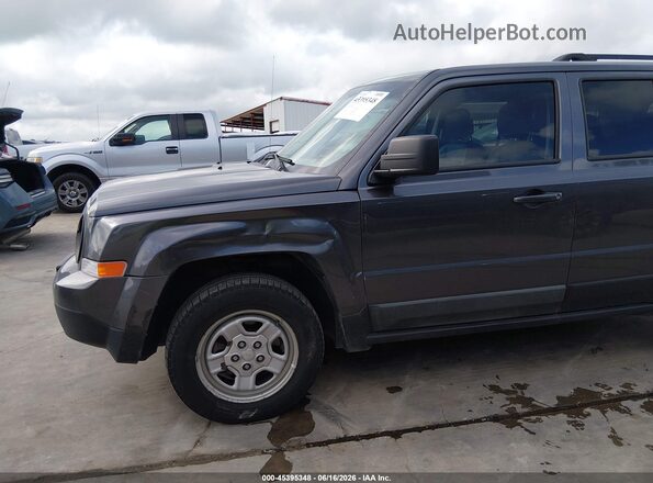 1C4NJPBA6GD688137 2016 JEEP PATRIOT Серый Вид спереди