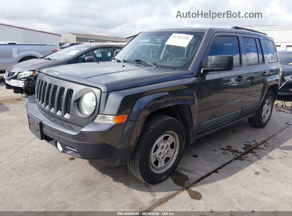 1C4NJPBA6GD688137 2016 JEEP PATRIOT Серый Передняя левая четверть