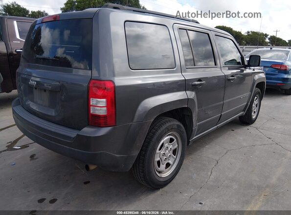 1C4NJPBA6GD688137 2016 JEEP PATRIOT Серый Задняя правая четверть