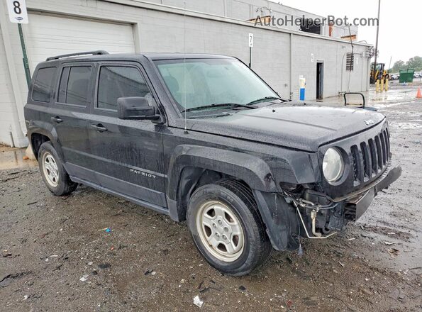 1C4NJPBA6GD744738 2016 JEEP PATRIOT Black Передня права чверть
