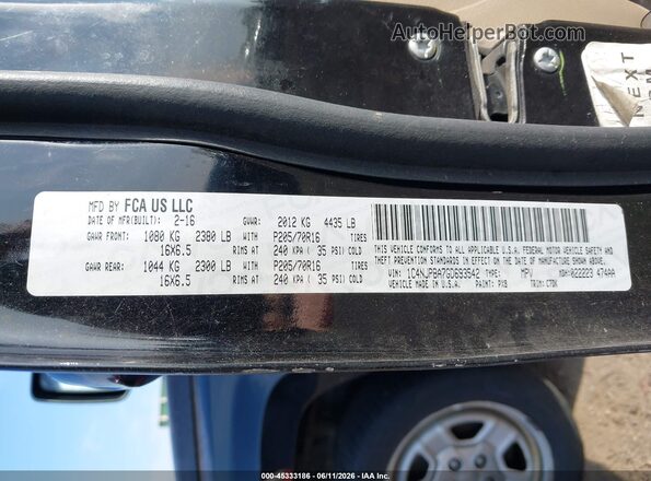1C4NJPBA7GD693542 2016 JEEP PATRIOT Black Engine compartment view
