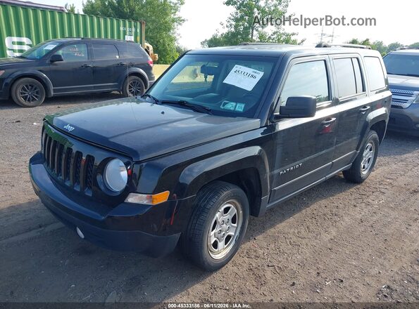 1C4NJPBA7GD693542 2016 JEEP PATRIOT Black Front left