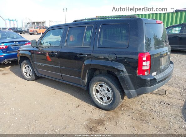 1C4NJPBA7GD693542 2016 JEEP PATRIOT Black Rear left
